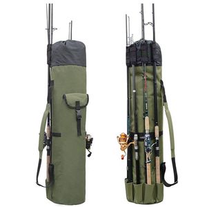 Tactical Backpacks Waterproof Fishing Rod Tool Storage Bag Thickened Oxford Foldable Fishing Bag Large Capacity