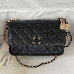 Sac à bandoulière pour femme de haute qualité sacs à bandoulière sacs à main de luxe porte-cartes à double pont portefeuille en cuir rétro en métal pour femme mini sac à bandoulière