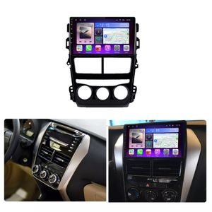 Lecteur audio de navigation vidéo de voiture haute résolution avec écran GPS TFT 9 pouces pour 2018-TOYOTA VIOS