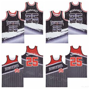 Lycée Basketball Treadwell Penny Hardaway Jerseys 25 Chemise Team Pinstripe Black Moive HipHop College Cousu Université Pull Respirant Hommes Vente