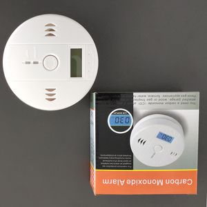 Sensor de CO de alta sensibilidad para el hogar, Detector de humo inalámbrico por intoxicación por monóxido de carbono, alarma de advertencia, indicador LCD