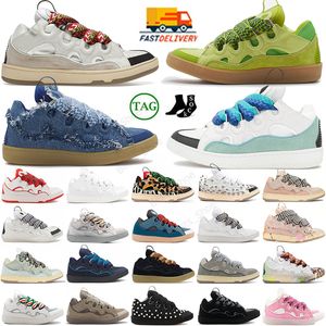 Sneakers de trottoir de designer haut de gamme lavina mens femmes extraordinaires de molesfs en caoutchouc nappa nappa graffiti Designer Paris Lace-up Casual Trainers Big Taille 12