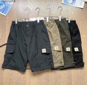 Pantalon cargo version haute short pour homme pantalon de créateur Carhart broderie ample short swatpants short d'été pour homme