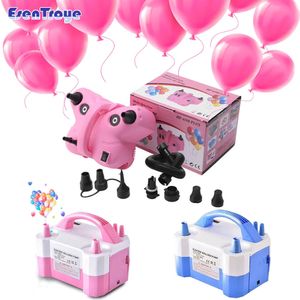 Pompe à ballon électrique portative à Double trou à haute tension AC US-Plug EU-Plug 110V/220V gonfleur de pompe à air de ballon pour le mariage de fête 240130