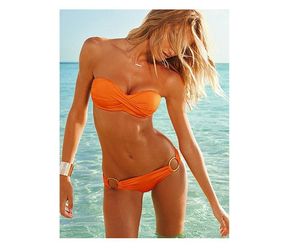 Tops de bikini de talle alto para mujer Conjuntos de busto pequeño para mujer Tanga Bikinis impecables Top Traje de baño sexy Vestido de playa Secado rápido Protección ambiental Sin respaldo