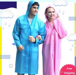 Non jetable ménage imperméable haute qualité pluie cape EVA mode écologique en plein air imperméable usine de vêtements de pluie en gros BH0025