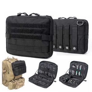 Bolsas de senderismo Bag Military Medical Utility EDC Pouch Survival Accesorios Herramientas Campos de caza Mochila Organizador Bag Molle Tactical Pack L221014