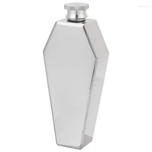 Flacons de hanche Mini flacon 100ML personnalisé en forme de cercueil en acier inoxydable Portable Flagon voyage vin Pot Bar fournitures cadeau pour hommes