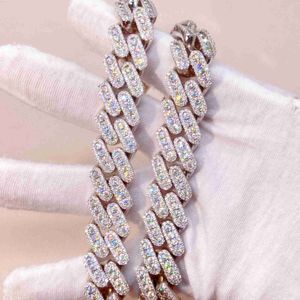 Hip Hop Diamond Jewelry 925 Silver Moissanite Trending Fine Necklace 2023 Infinity Collier