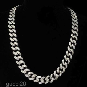 Bijoux hip hop nouveau collier Factory Prix Men America Gift Chain Party Party Colliersmiamismi Cuban Link Real Gold Givr 059J FQOC