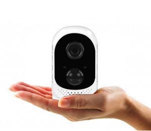 Caméra IP WiFi alimentée par batterie rechargeable Hiseeu sans fil 1080P PIR alarme CCTV caméra de sécurité à domicile