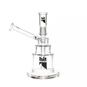 7,9 pouces Hitman Glass Bongs Narguilés Heady Dab Rigs Verre épais Bongs Recycler Oil Rig Tuyaux d'eau avec joint de 14mm