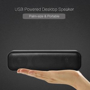 HK-5008 USB Powered Soundbar Desktop Service Computer Boîte pour ordinateur portable TV de bureau avec 2 subwoofers Music Player 240422