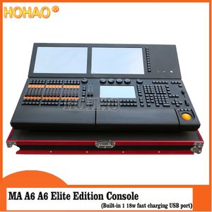 hohao más caliente ma a6 elite versión consola etapa computadora controlador de luz placa base asus intel i5cpu 8g de memoria 2 eléctrico táctil pantalla capacitiva para teatro