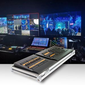 HOHAO DJ Console Factory Ma sur PC Command Wing 2 Fader Wing avec Flightcase DMX512 Contrôleur Expédition rapide et gratuite par mer ou DDP Pas de droits de douane