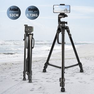 Soporte trípode profesional para cámara teléfono móvil Gopro soporte de aluminio ajustable fotografía Video estudio soporte de iluminación NE033