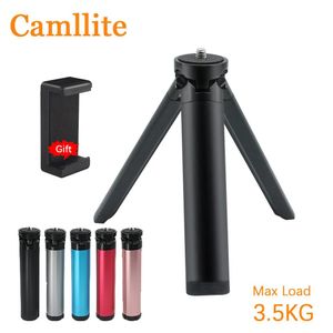 Holders Camllite TM9 3,5 kg Tripod de table portable pour le téléphone mobile cicrature caméra flexible smartphone voyage en plein air