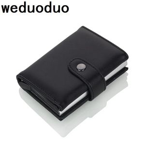 Holders Weduoduo 2019 High Quality Pu Leather Credit Card Carte RFID Carte Holder RFID Nouveau design Bank Card Case Case Business Card Pocket