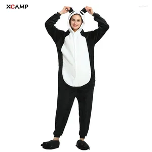 Ropa para el hogar Xcamp Sleepwear para mujeres 2024 Top Pajamas Panad One Piece Animal Rear Nightwear