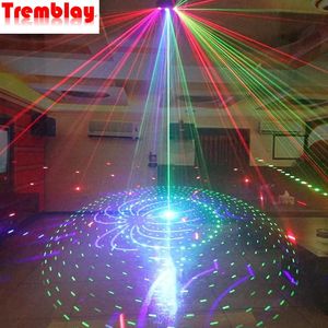 LED disco laser Laser DJ Sound Party Lights Projecteur Lampe DMX512 MINI 9 EYES RVBW Effet d'éclairage de scène pour la décoration du bar du club