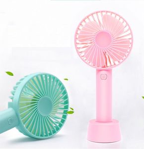 Accueil Extérieur Debout Petit Ventilateur Électrique Rechargeable Portable Support Personnalisé Refroidissement Réglable Mini USB Bureau Ventilateur De Poche HH22-160