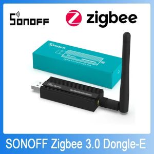 Accueil Sonoff Zigbee 3.0 Dongle USB Plus E Wireless Zigbee Gateway Interface USB Capture EFR32MG21 Alexa Google Home Control Home