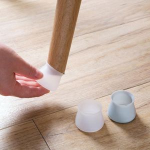 Silla de mesa para el hogar Alfombrilla para patas Silicona antideslizante Protección para los pies Cubierta inferior Almohadillas Protectores de piso de madera RH3655