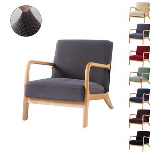 Textiles para el hogar, funda para sillón, funda elástica para sillón de madera con Protector de cremallera, fundas elásticas modernas para asiento de banquete D30