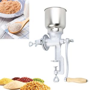 Honhill Grain Mill Grinder Poppy Seed Corn Manuel Main Ménage Alimentaire Table Basse Monté Écrou 210712