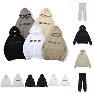 Sweat à capuche en gros Hommes Designers Sweats à capuche Hiver Noir Oversize Set Essentialshoodie Essentialhoodie Essentialsweatshirts Femmes Sweatshirts