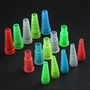 3 tipos Hookah Shisha Test Finger Drip Tip Cap Cover Boquilla desechable de plástico Puntas de boca para E-Hookah Water Pipe Sheesha Chicha Narguile con paquete individual