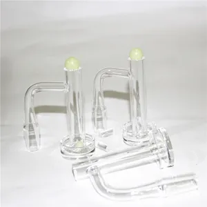 pipas de agua Flat Top Terp Slurper / Beveled Edge Auto Spinner Cuarzo Banger Con vidrio Mármol Bubble Cap Pearls Ball 20mm 25mm Clavos para agua Bongs Dab Rigs