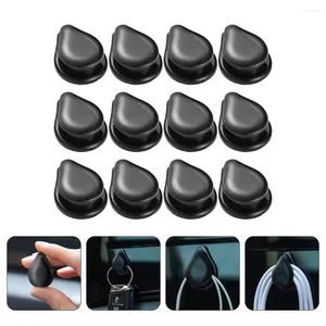 Crochets 12pcs Multi-Function Creative Car Sticky Bracket Mini Hanger Interior Holder