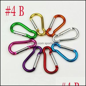 Hooks Rails Storage HouseKee Organizaci￳n Home Garden Forma #4 #5 Snap Hook Hanger Keychain caminata Colorf Aluminio Spring Carabiner Rin