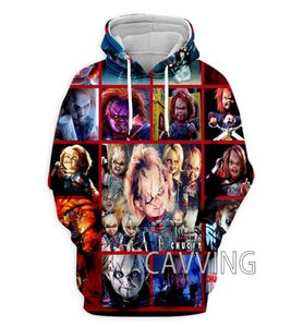 Personajes de películas de terror Jasonmichael Myerschucky 3D Plever Impresión sudadera con capucha con sudadera con capucha para mujeresmen9481553