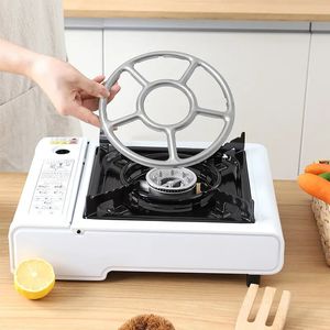 Hoses Universal Non Slip Cast Iron Stove Trivets for Kitchen Wok Cooktop Range Pan Holder Stand Rack Milk Pot Gas Hob 231018