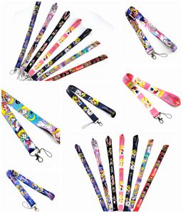 Hot Cell Phone Straps Charms 30pcs Japan cartoon Keys Mobile Lanyard ID Badge Holder cuello Cuerda Llavero para niñas al por mayor Party Good Gifts 2023 # 104