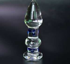 Classique verre anal godemichet anal perles cristal gode adulte mâle femelle produits de masturbation jouets sexuels pour femmes hommes gay