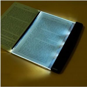 Hot Creative LED Book Light Reading Night Light Flat Plate Portable Car Travel Panel Led Desk Lamp for Home Indoor Kids Bedroom