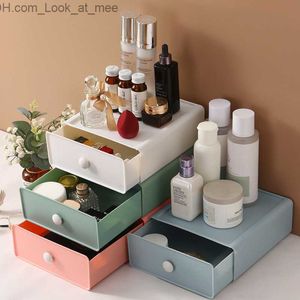 Boîte de rangement de bureau chaud Style de tiroir cosmétique Boîte de rangement de bureau en dortoir sur le bureau