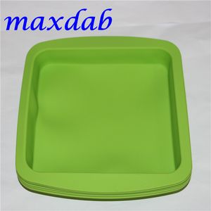 plat de cire de silicone DHL chaud pot de casserole profonde forme carrée 8 