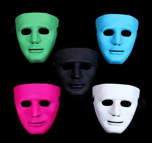 Hot Festival Mask Bboy hiphop mask Máscaras de fiesta de Halloween JabbaWo Mask Girls boys men women party costome pure 8 color mask EMS 200pcs