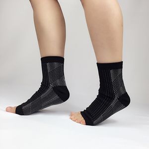 Hot Foot Angel Anti Fatigue Foot Compression Sleeve Chaussettes de sport Circulation Cheville Soulagement de l'enflure Cycle de course en plein air Chaussettes de basket-ball