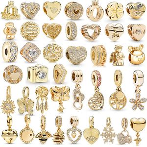 Bijoux chauds perlés plaqué or amour cloche pendentif nouveau bracelet à bricoler soi-même colliers accessoires boutique concepteur bijoux composants en gros