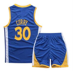 Ensembles de vêtements pour enfants chauds Maillots de basket-ball Jeunes enfants LeBron 23 24 25 30 Maillots pour enfants Maillot de basket-ball pour garçons Uniformes pour enfants Ensemble sans manches A03