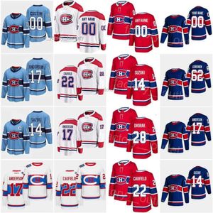 Caliente Montreal Hockey Canadiens 22 Cole Caufield Jersey 20 Jur Slafkovsky 71 Jake E Christian Dvorak Nick Suzuki 62 Artturi Lehkonen 73' 2902 6571