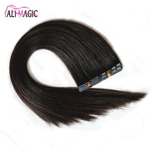 Hot New Product Tape In Hair Extension Extension de cheveux de trame de peau invisible Double Drawn Remy Hair 12-28 pouces 20 couleurs Prix usine en option