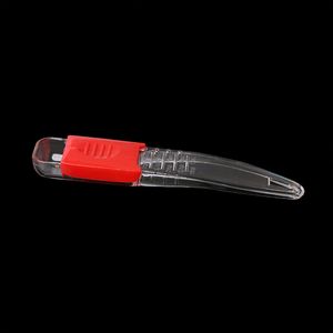 vinaigre amidon sucre sel poivre noir Cuillère à mesurer réglable en plastique Cuisine Cuisson rouge transparente Outils de cuisson Cuillère à mesurer avec boîte d'emballage