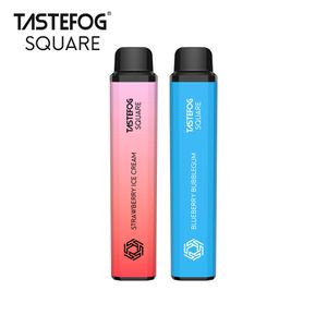 Chaud populaire Tastefog carré 3500 bouffée maille bobine jetable Ecig vaporisateur jetable en gros OEM