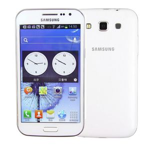 Barato reacondicionado Samsung Galaxy I8552 teléfono inteligente desbloqueado Tarjetas Dual Sim 4GB ROM + 1GB RAM 5MP Quad Core 4.7 pulgadas